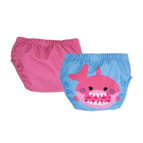 Pink Shark Swim Diaper 2 piece Set