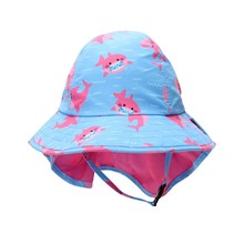 Pink Shark Cape Sun Hat