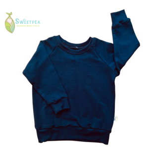 The Navy Raglan
