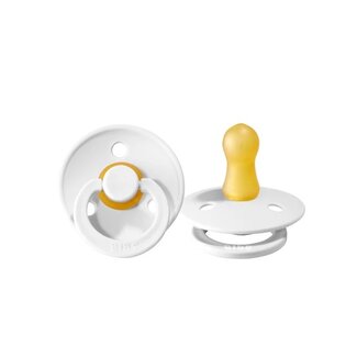 BIBS White Original BIBS Pacifier 2pk