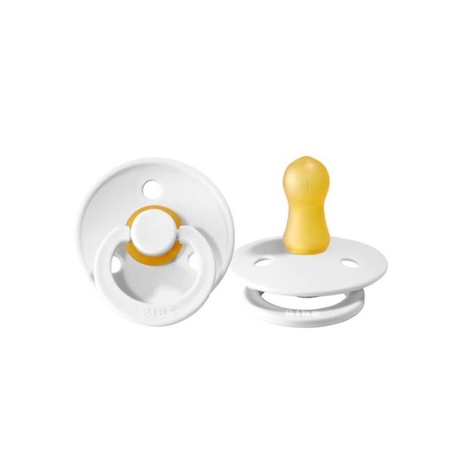 BIBS White Original BIBS Pacifier 2pk