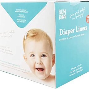 Biodegradable Diaper Liners, 100 pk