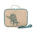 SoYoung Green Stegosaurus Raw Linen Lunchbox