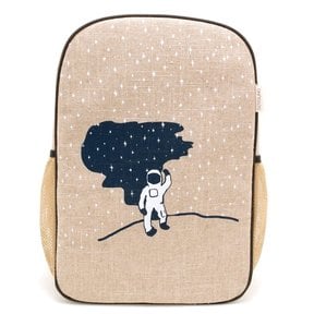 Spaceman Linen Gradeschool Backpack