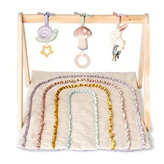 Itzy Ritzy Bitzy Bespoke Ritzy Activity Gym™ Wooden Gym Pastel