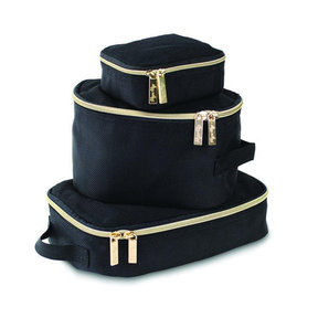 Pack Like a Boss™ Black & Gold Diaper Bag Packing Cubes