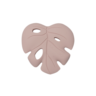 Loulou Lollipop Pink Monstera Silicone Teether