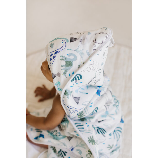 Loulou Lollipop Dinosaurs Hooded Towel Set