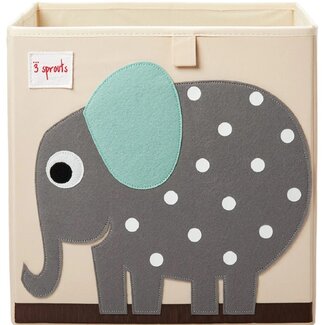 3 Sprouts Storage Box, Elephant