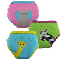 Training Pant 3 Pack, Girls Safari Friends