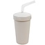 Sand Straw Cup with Lid & Straw