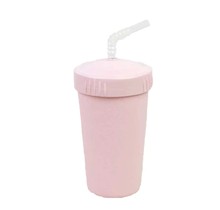 Ice Pink Straw Cup with Lid & Straw