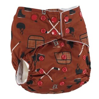 Hockey ECO One-Size Snap Pocket Diaper