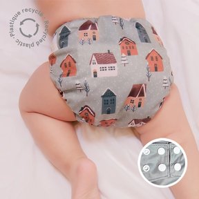 Winter One-Size Snap Pocket Diaper