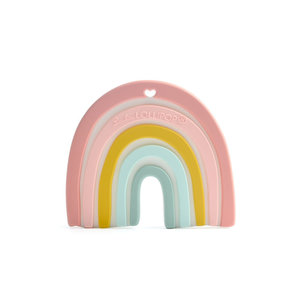 Pastel Rainbow Silicone Teether
