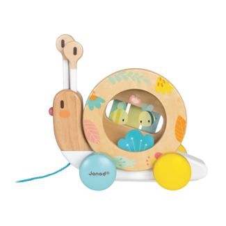 Janod Pure Pull-Along Snail