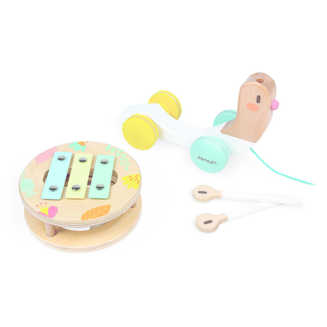 Janod Pure Pull-Along Snail