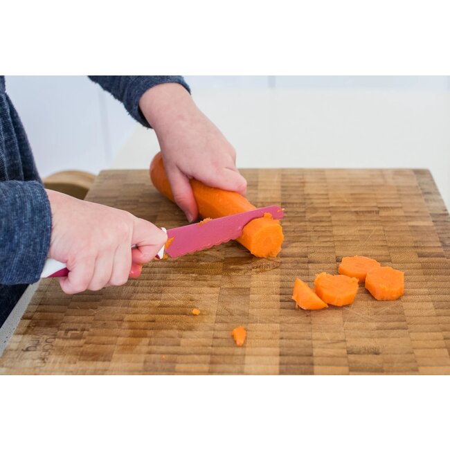 Pink Blush Kiddikutter Child Safe Knife