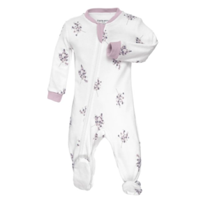 Spring Blossom Footed Babysuit