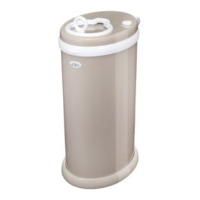 Taupe Ubbi Steel Diaper Pail