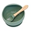 Glitter & Spice Mossy Meadows Silicone Bowl + Spoon Set