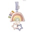 Itzy Ritzy Pastel Rainbow Bitzy Bespoke Ritzy Jingle™ Attachable Travel Toy