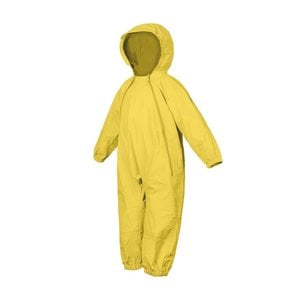 Yellow Splashy Breathable Nylon Rain Suit