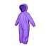 Purple Splashy Breathable Nylon Rain Suit