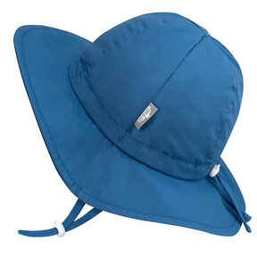Atlantic Blue Cotton Floppy Sun Hat