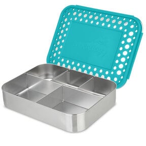 Aqua Cinco Stainless Steel 5 Compartment Bento Box