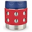 Red Dots Stainless Steel Thermal Food Container, 235ml