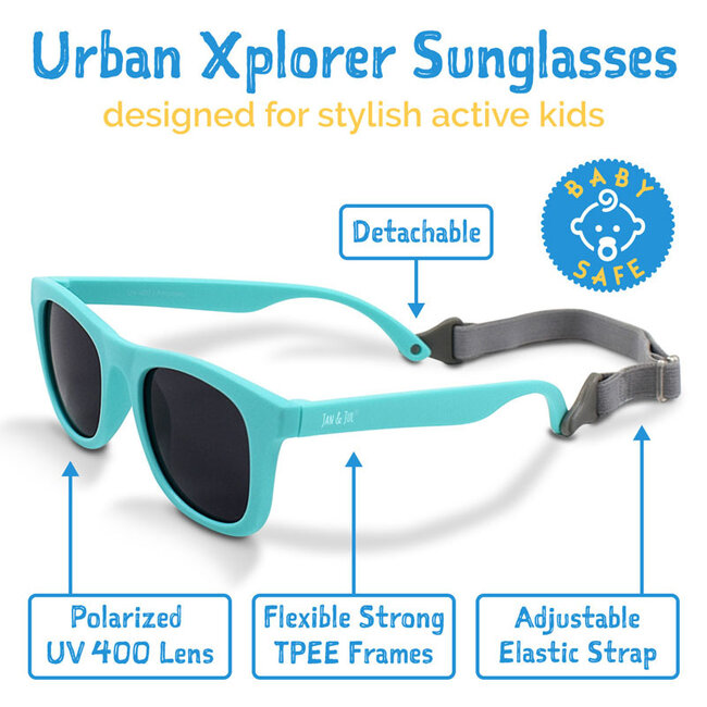 Jan and Jul Sky Blue Urban Xplorer Sunglasses