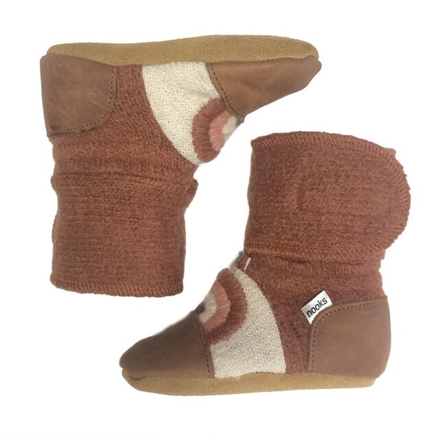 Nooks Clay Embroidered Nooks Booties