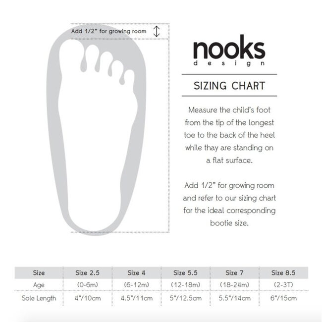 Nooks Clay Embroidered Nooks Booties