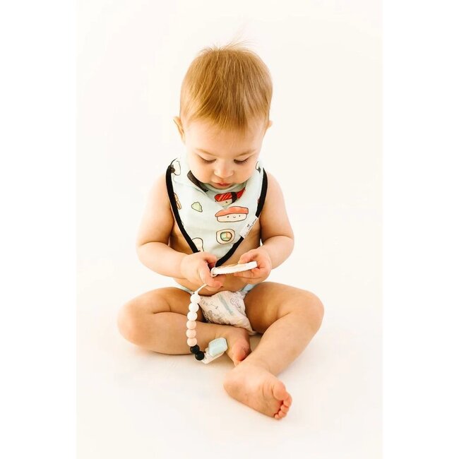 Loulou Lollipop Sushi/Taco Bandana Bib Set, 2pk