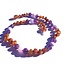 Violet Baltic Amber Baby Necklace