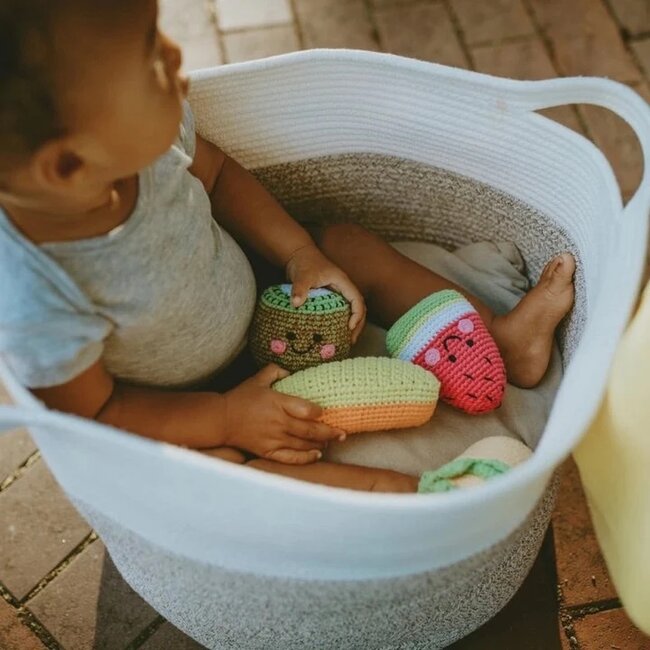 Friendly Watermelon Rattle, Pebble
