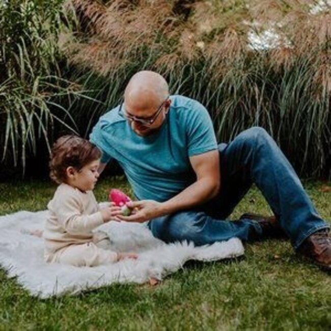 Friendly Watermelon Rattle, Pebble