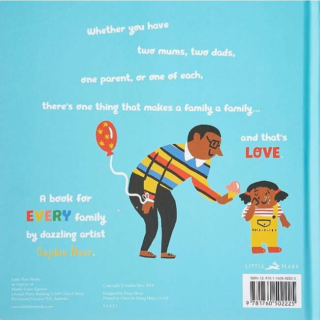 Love Makes A Family, Board Book