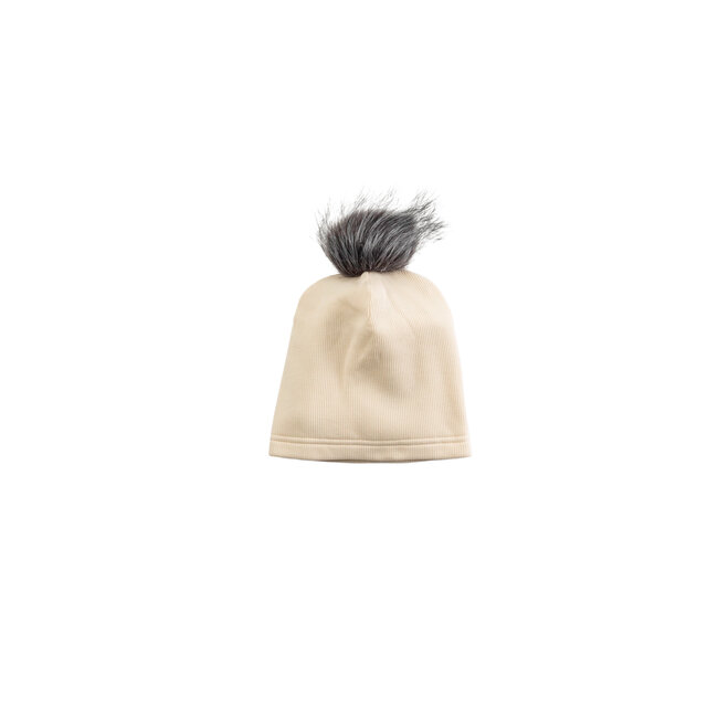 Loulou Lollipop Coconut Milk Waffle Pom Pom Hat