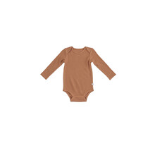 Cinnamon Waffle Long Sleeve Bodysuit