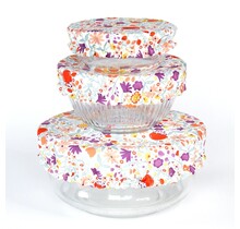 Wildflowers Bowl Cover Set of 3