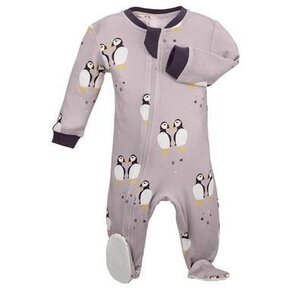 Cute As A Puffin Footed Babysuit