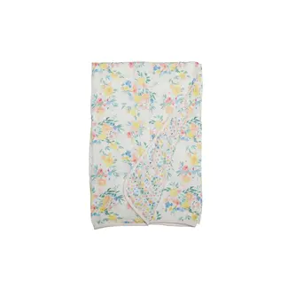 Loulou Lollipop Floral Bouquet Muslin Quilt Blanket