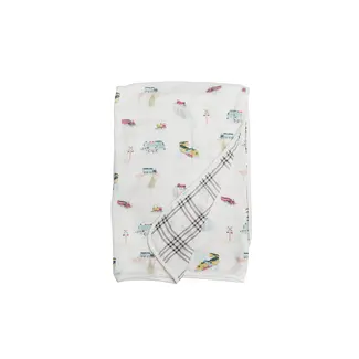 Loulou Lollipop All Aboard Muslin Quilt Blanket