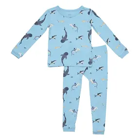 Stream Shark 2 Piece Bamboo Pajama Set