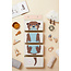 3 Sprouts Otter Hanging Wall Organizer