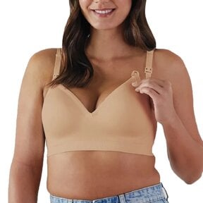 Rose Clay Body Silk Seamless Nursing Bra