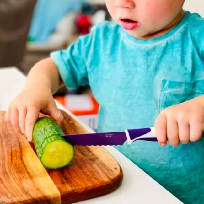 Green Kiddikutter Child Safe Knife