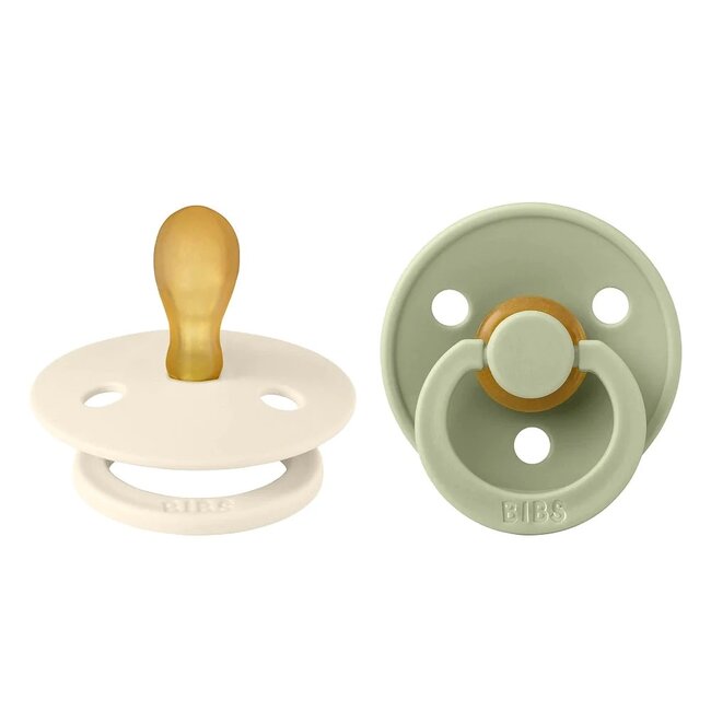 BIBS Sage/Ivory BIBS Pacifier 2pk